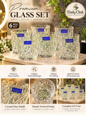 DSKB032-2 | Premium Crystal Glass Set - 6 Pcs