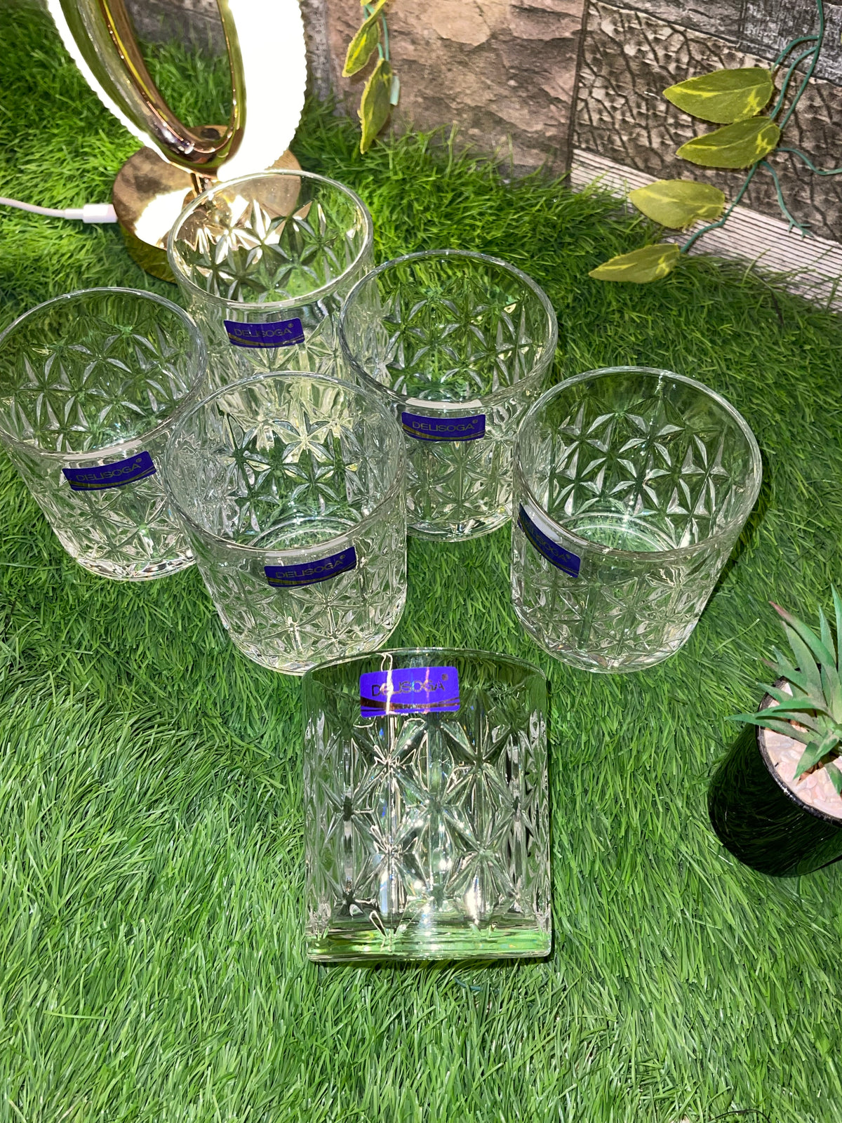 DSKB032-2 | Premium Crystal Glass Set - 6 Pcs