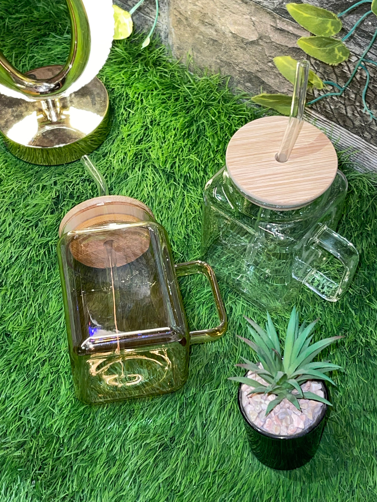 Mug Style Glass Sipper