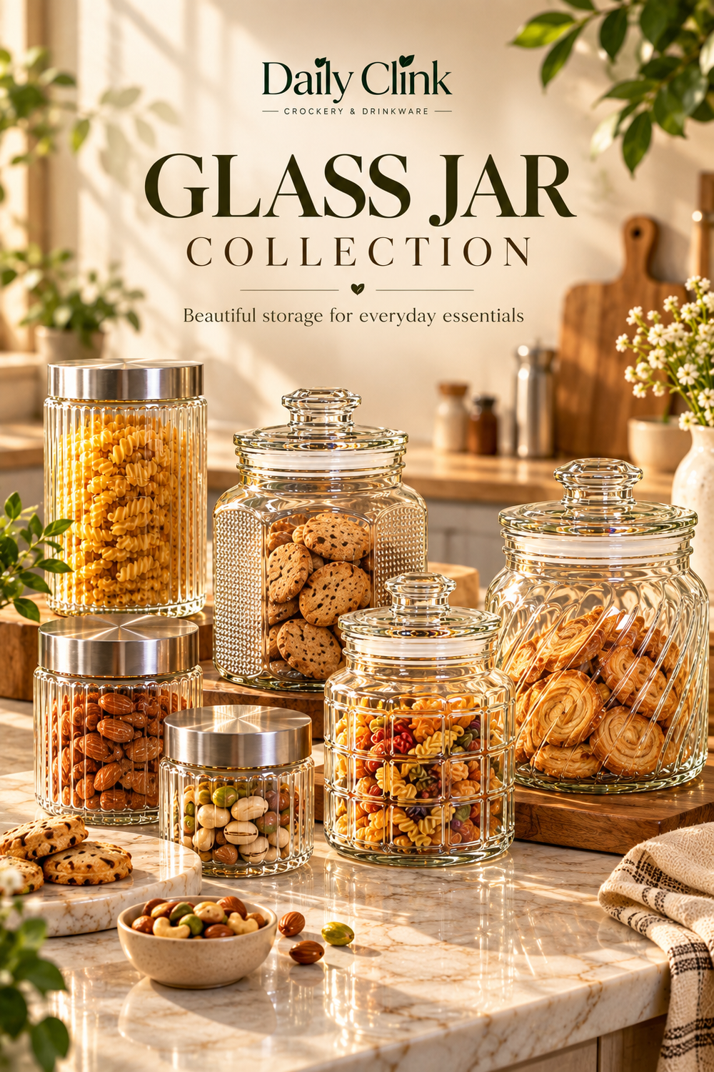 ✨ Glass Jar Collection