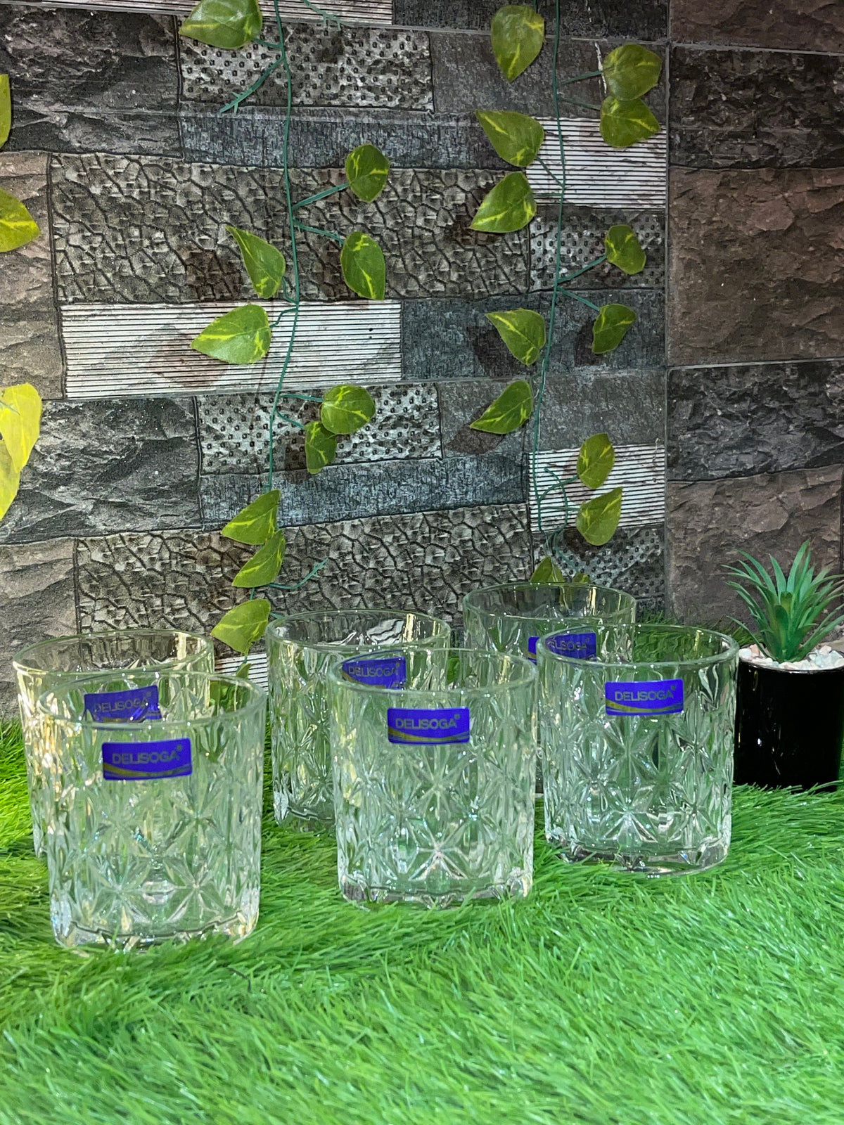 DSKB032-2 | Premium Crystal Glass Set - 6 Pcs