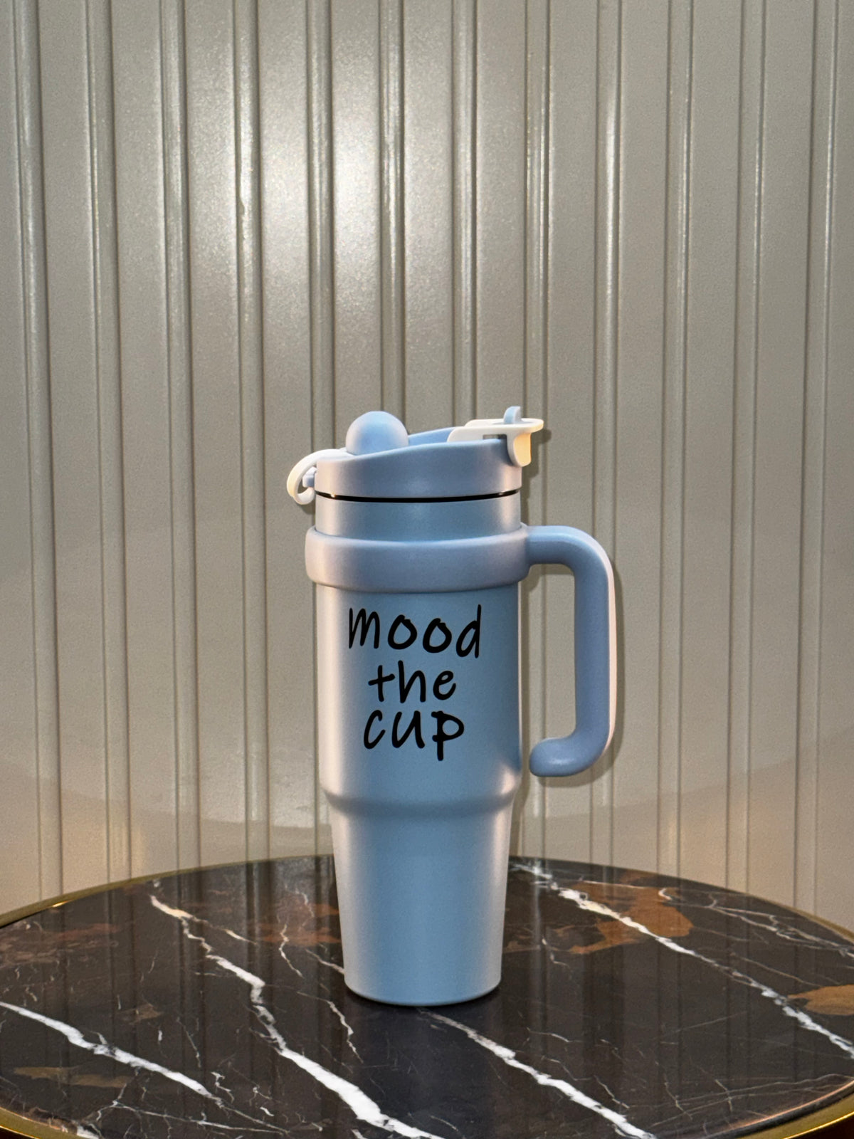 Mood the Cup Insulated Stainless Steel Tumbler with Handle – 900ml | Daily Clink