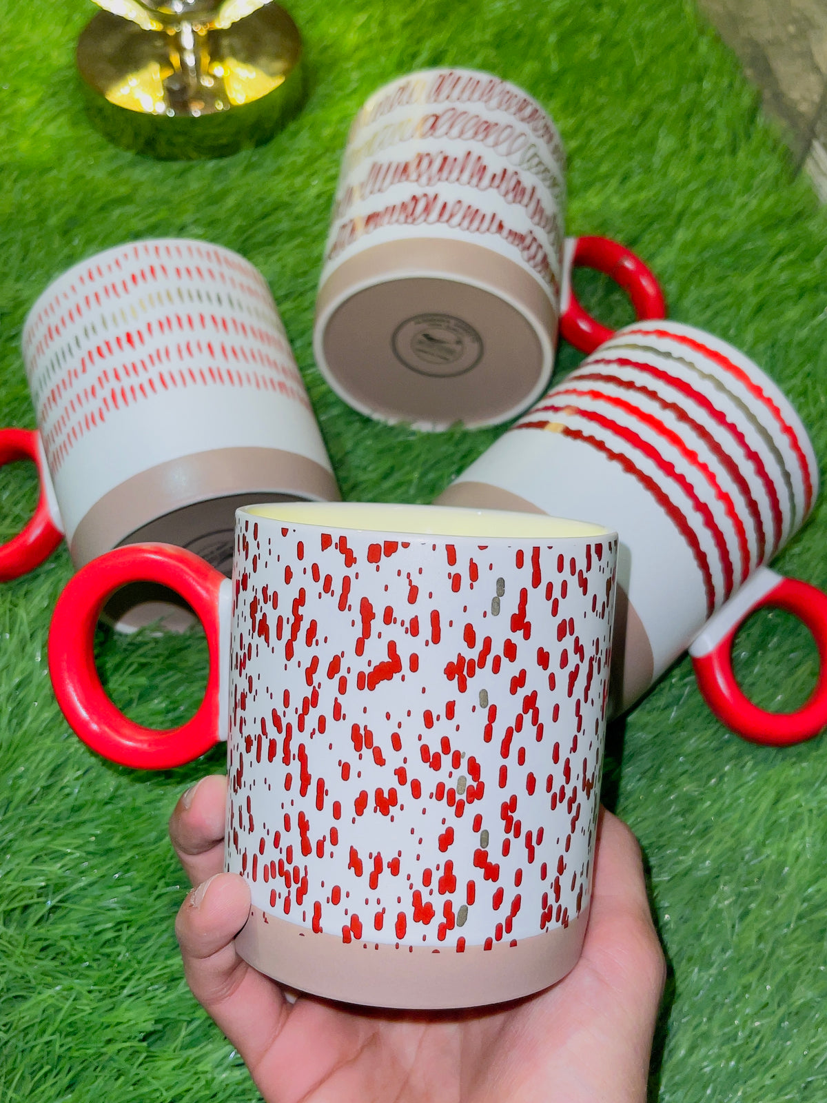 Everyday Ceramic Mug Set of 4 – 400ml | Daily Clink ☕❤️