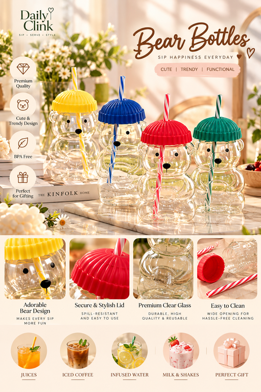 DSY Bear Bottle Sipper 🧸🥤