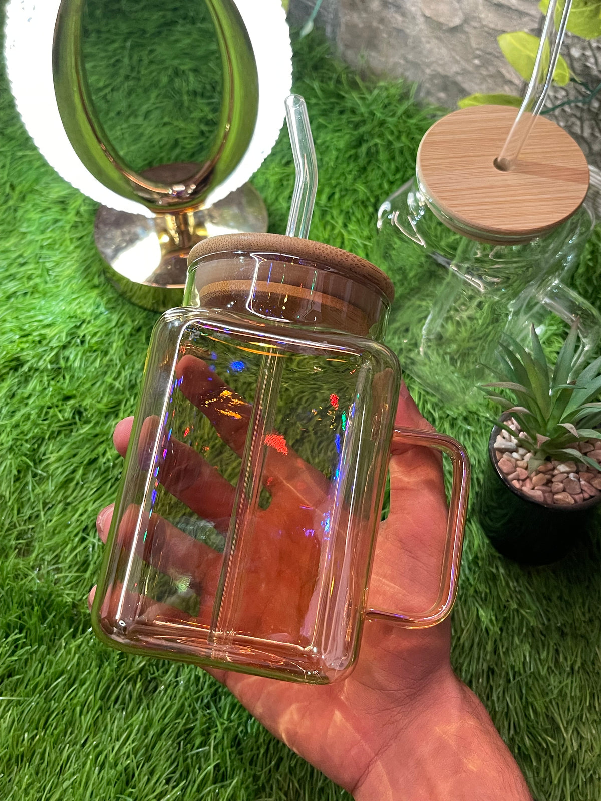 Mug Style Glass Sipper