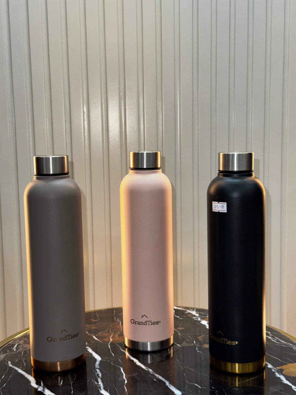 GrandTies Insulated Water Bottle | Premium Stainless Steel Bottle | Daily Clink